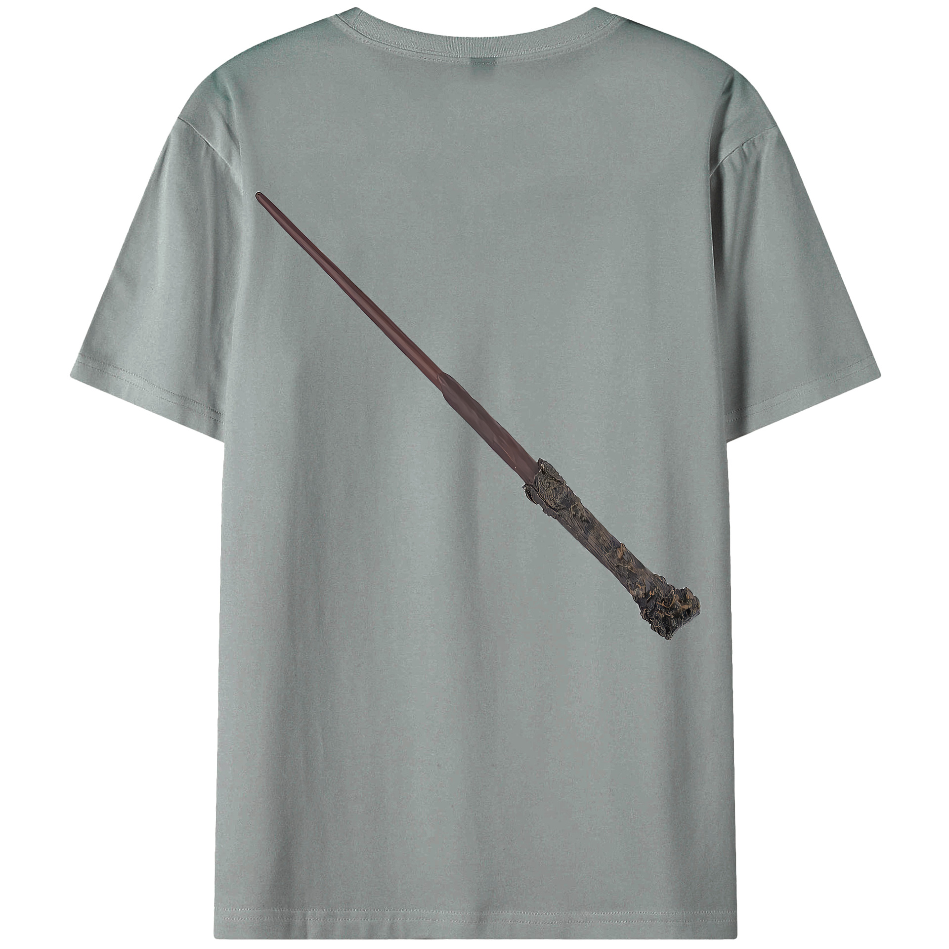 （画像用） Harry Potter ハリー・ポッターシリーズ 綿100％ メンズ半袖Tシャツ（バックプリント） 通気性